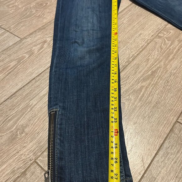 BURBERRY BRIT ZIP LEG SKINNY JEANS 29 - Picture 7 of 10